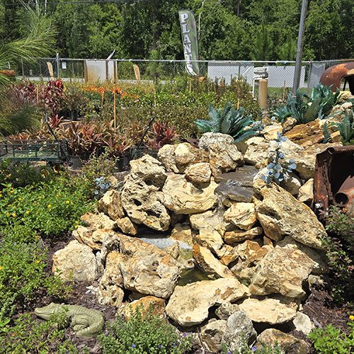 Rocks and Other Landscaping Materials at a Garden Center and Nursery in Webster FL