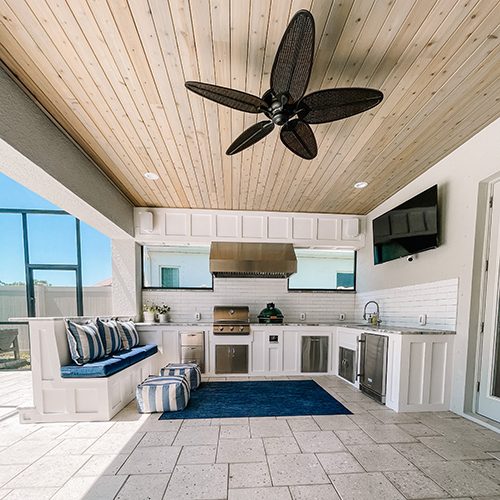 Outdoor Kitchen Installed in Webster Florida by Trusted Nursery and Garden Center